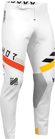 Thor Sportmode Synth Pants - Black/Orange/White/Yellow