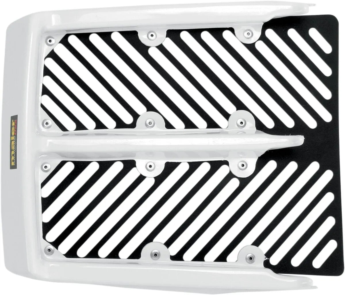 Maier Banshee Radiator Cover White for Yamaha YFZ 350 1987-2006
