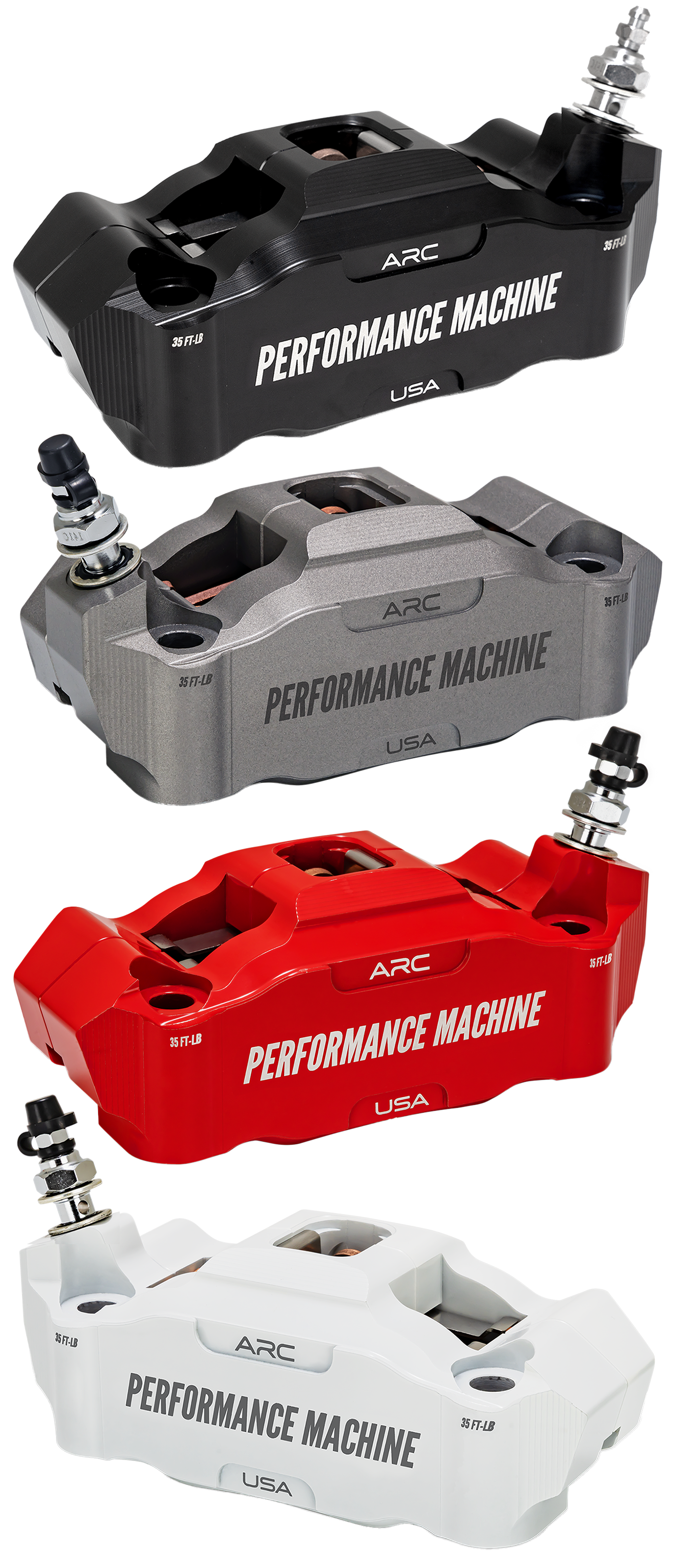 Performance Machine Pm Race Series 4 Piston Radial Mount Calipers – Brake