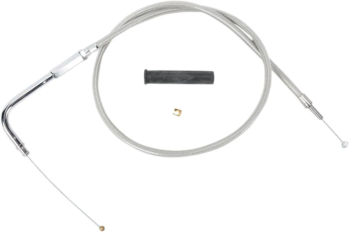 DRAG SPECIALTIES Stainless Braided Throttle Cable