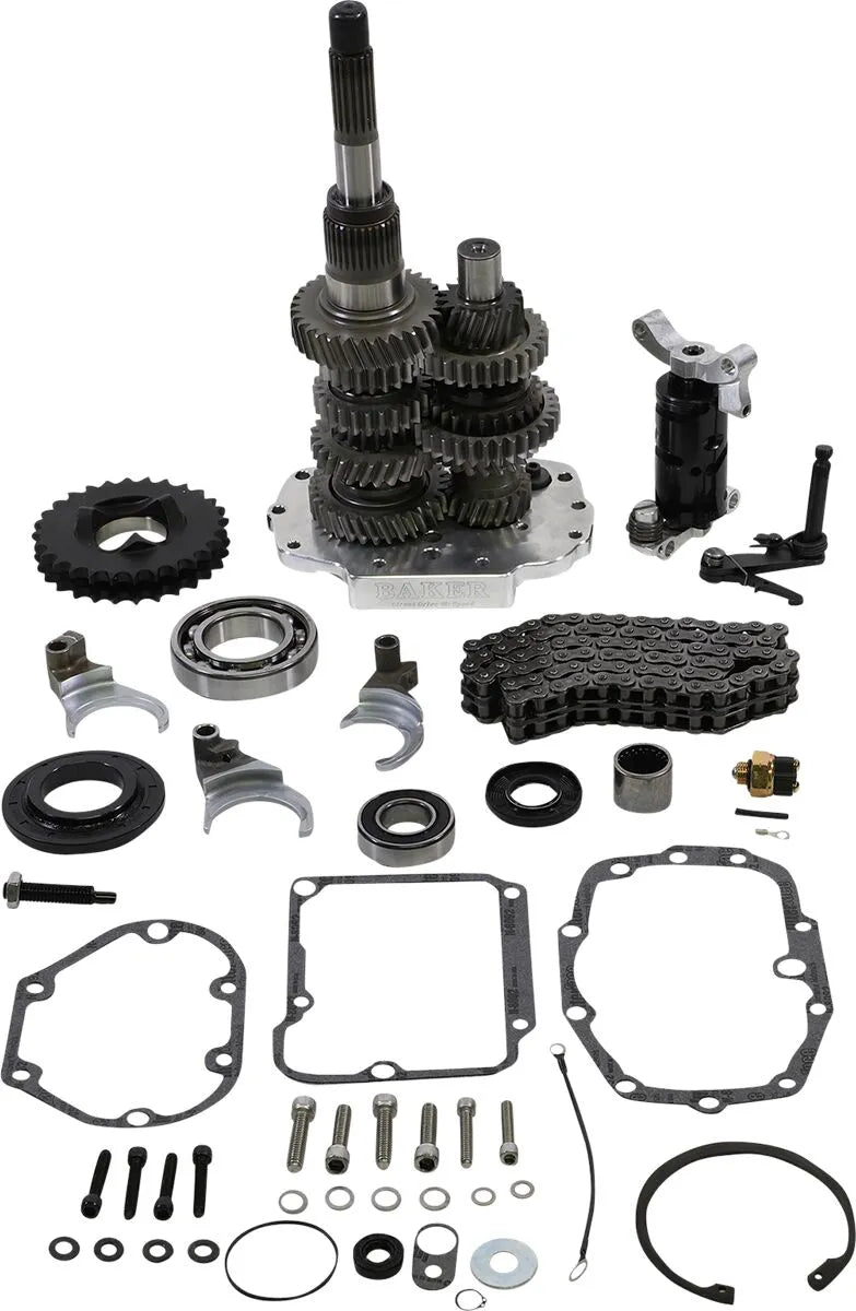 Baker Drivetrain Direct Drive 6-Speed Gear Set 3.24:1 Polished