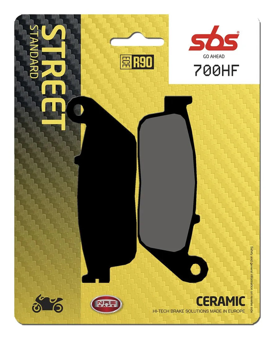 Sbs Hf Street Ceramic Brake Pads For Street Bikes - Front