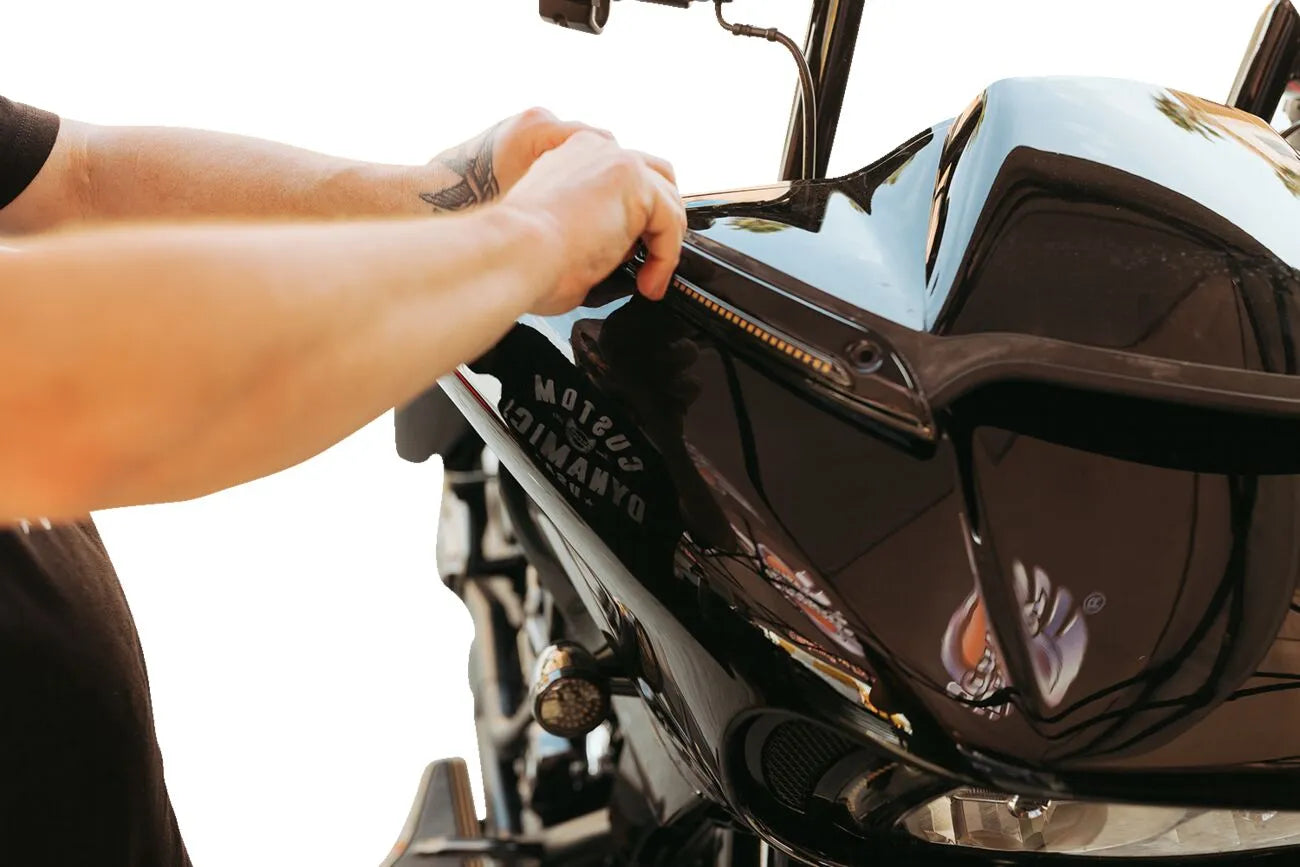 Custom Dynamics Genesis 4 Led Road Glide Windshield Trim