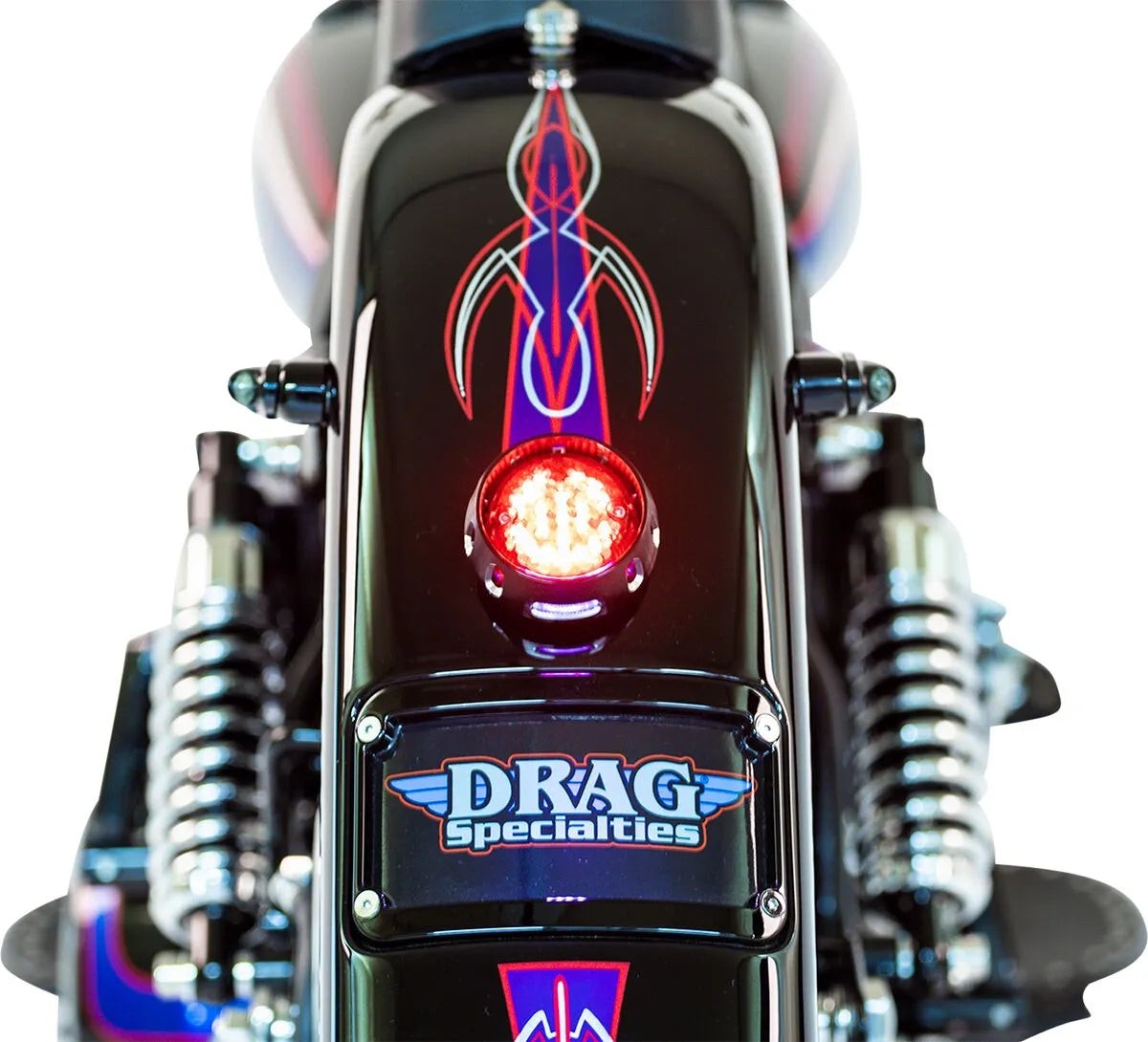 Drag Specialties Led Taillight And License Plate Mount