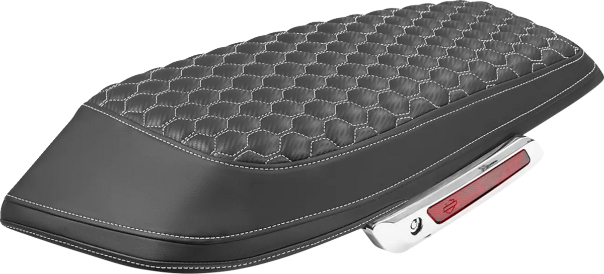 Saddlemen Honeycomb Saddlebag Lid Covers White for FLTR/FLHX