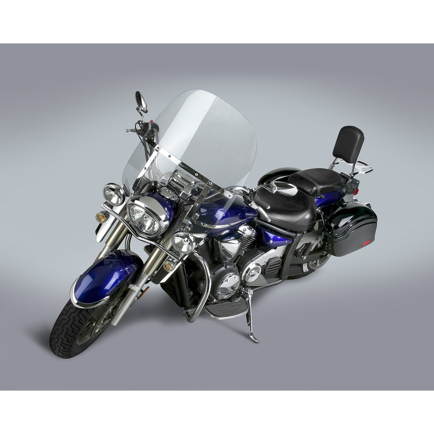 National Cycle SwitchBlade® Quick Release Windshield 2-Up® Clear