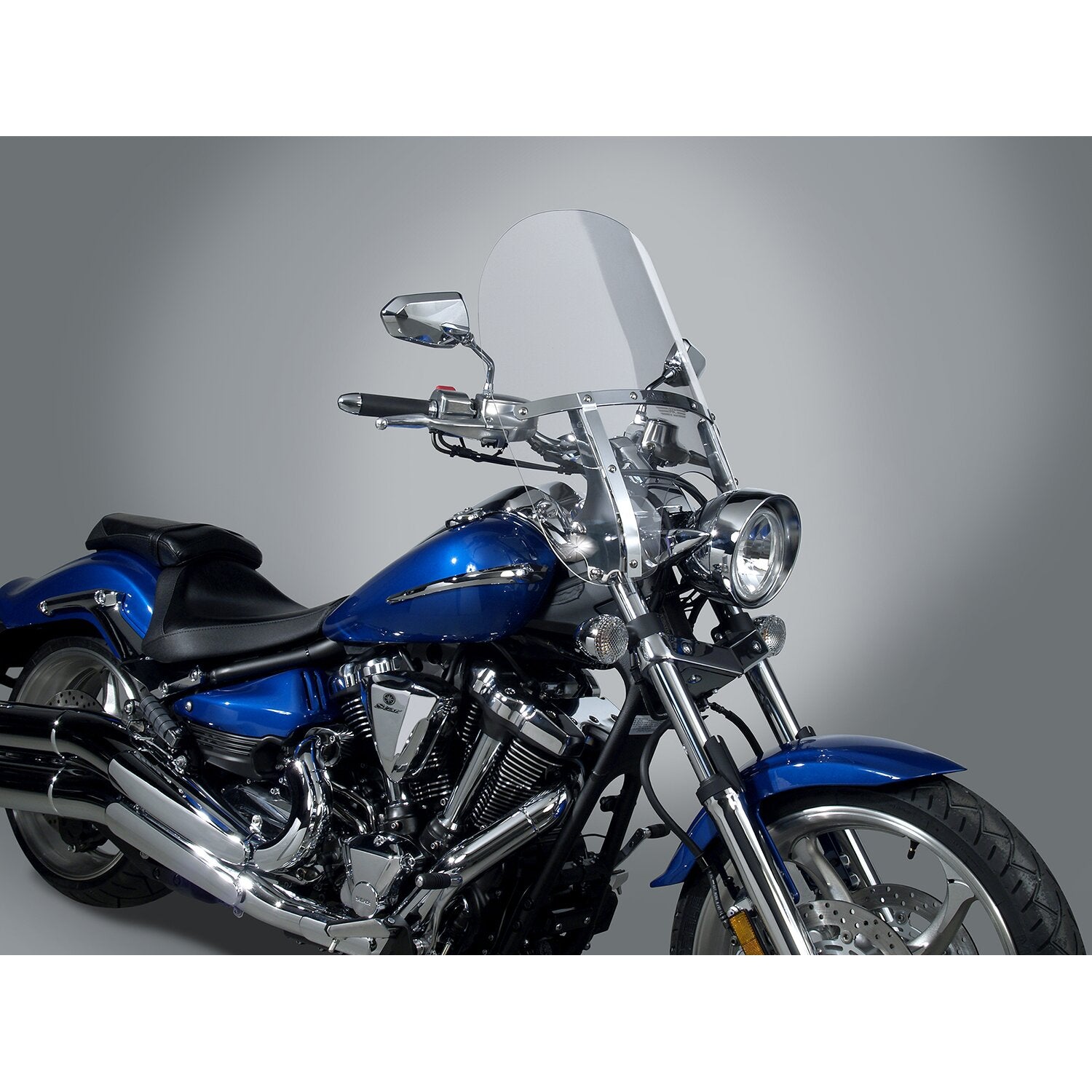 National Cycle SwitchBlade® Quick Release Windshield 2-Up® Clear