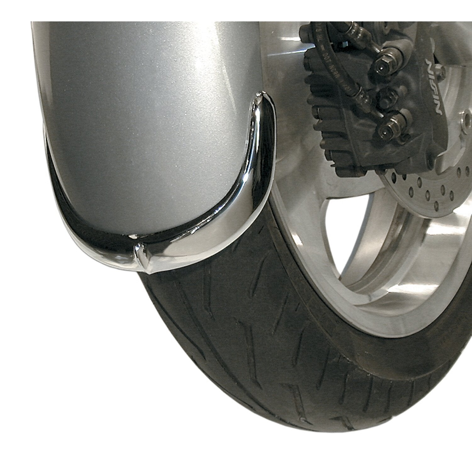 National Cycle cast front fender tip set chrome