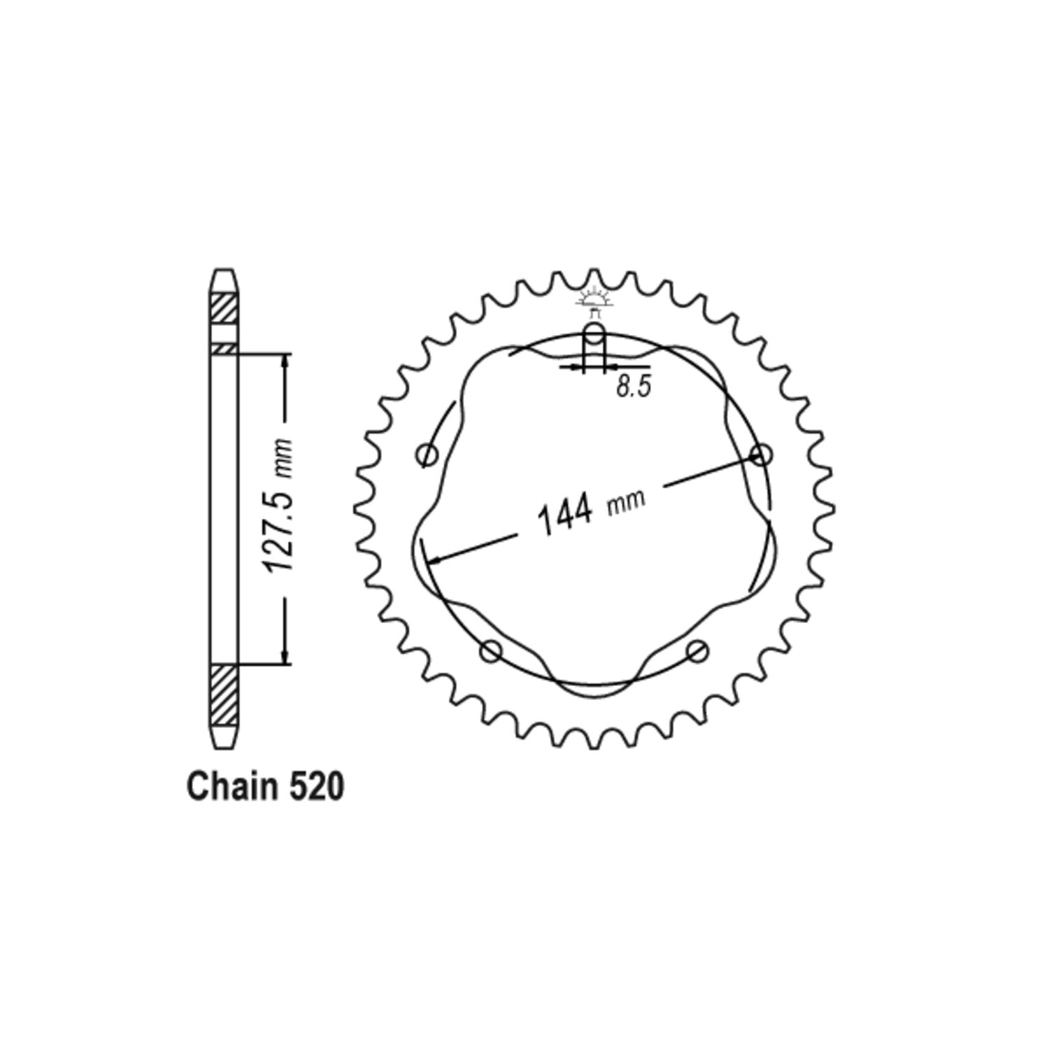 JT Sprockets JTA Rear Sprocket 751.38
