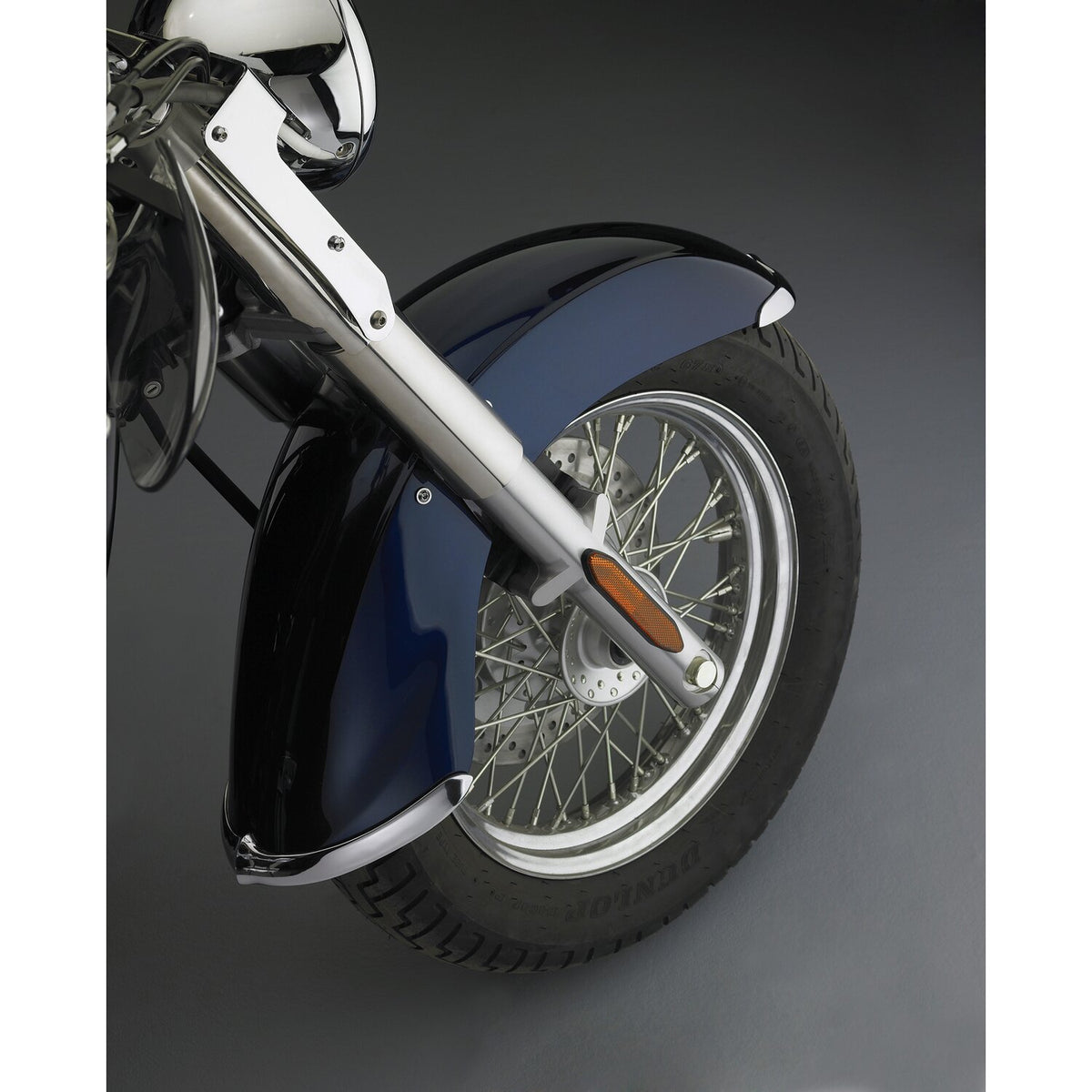 National Cycle cast front fender tip set chrome