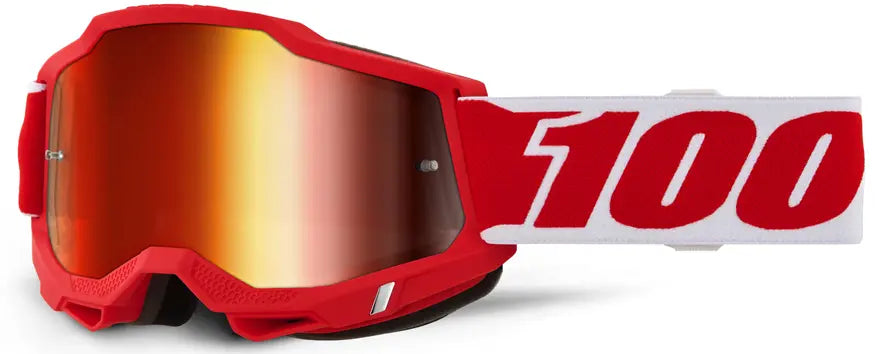 100% Accuri 2 Goggles Red Mirror Lens
