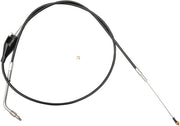 La Choppers Black Vinyl Braided Idle Cable for Ape Hangers