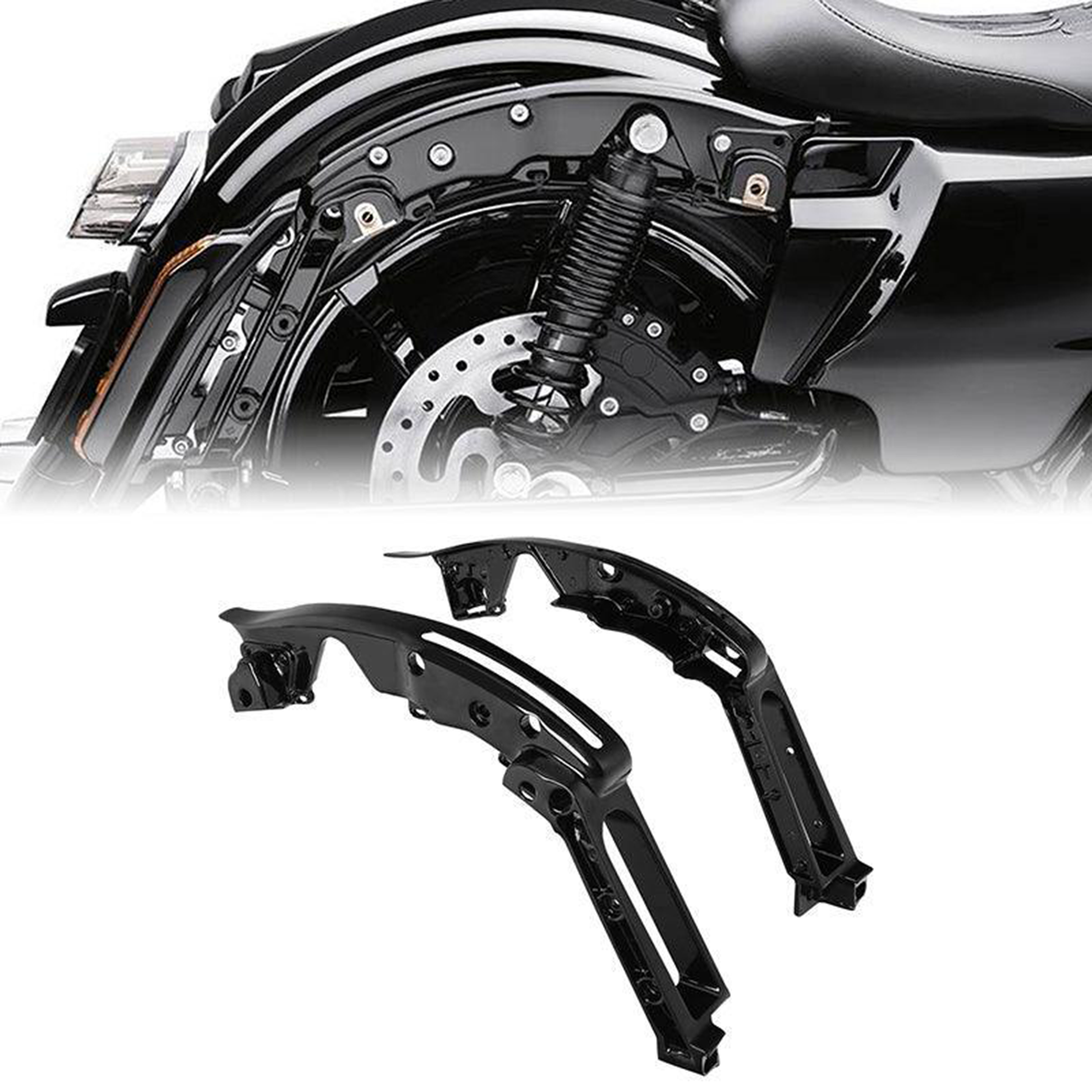 Zodiac Saddlebag Supports Touring 2014 to Present – Luggage
