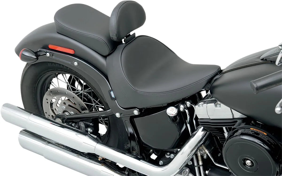 Drag Specialties Backrest Compatible Solo Seat - For Harley Davidson