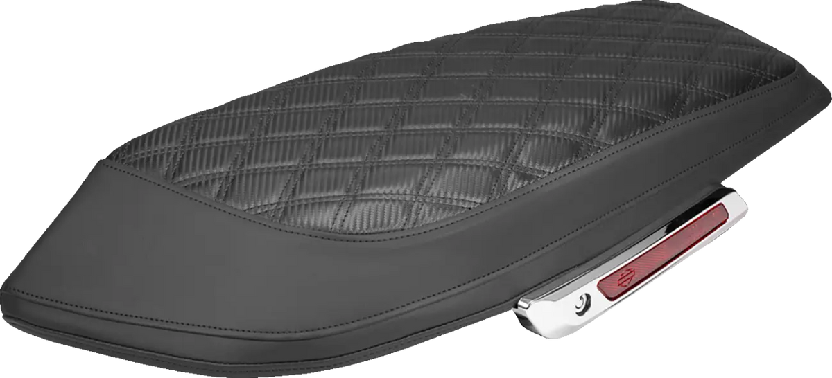 Saddlemen Roadsofa Carbon Fiber Lattice Stitch Black Stitching