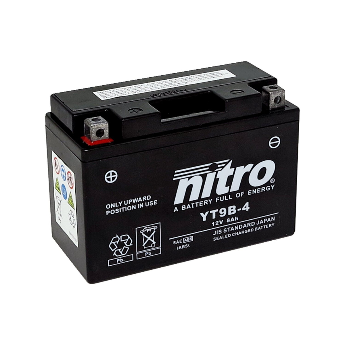 Nitro sealed YT9B-4 AGM battery