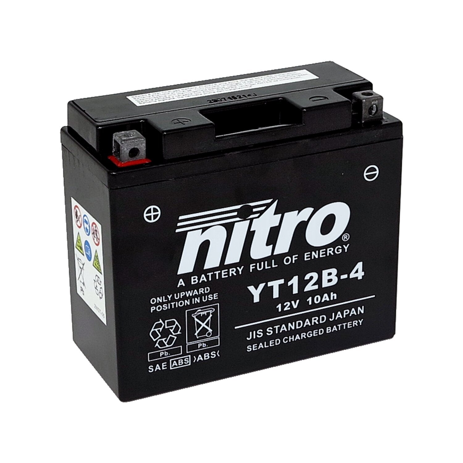 Nitro sealed YT12B-4 AGM battery