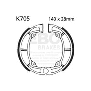 EBC plain brake shoes
