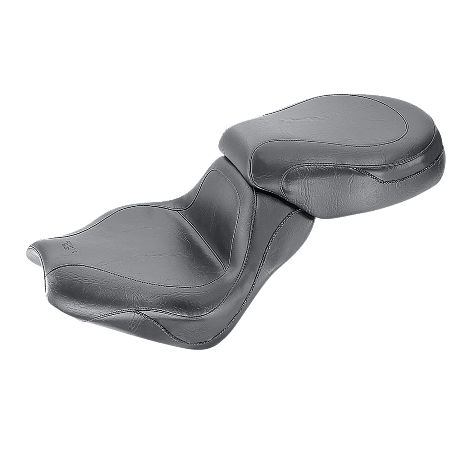 Mustang 2-p vintage sport touring seat plain black