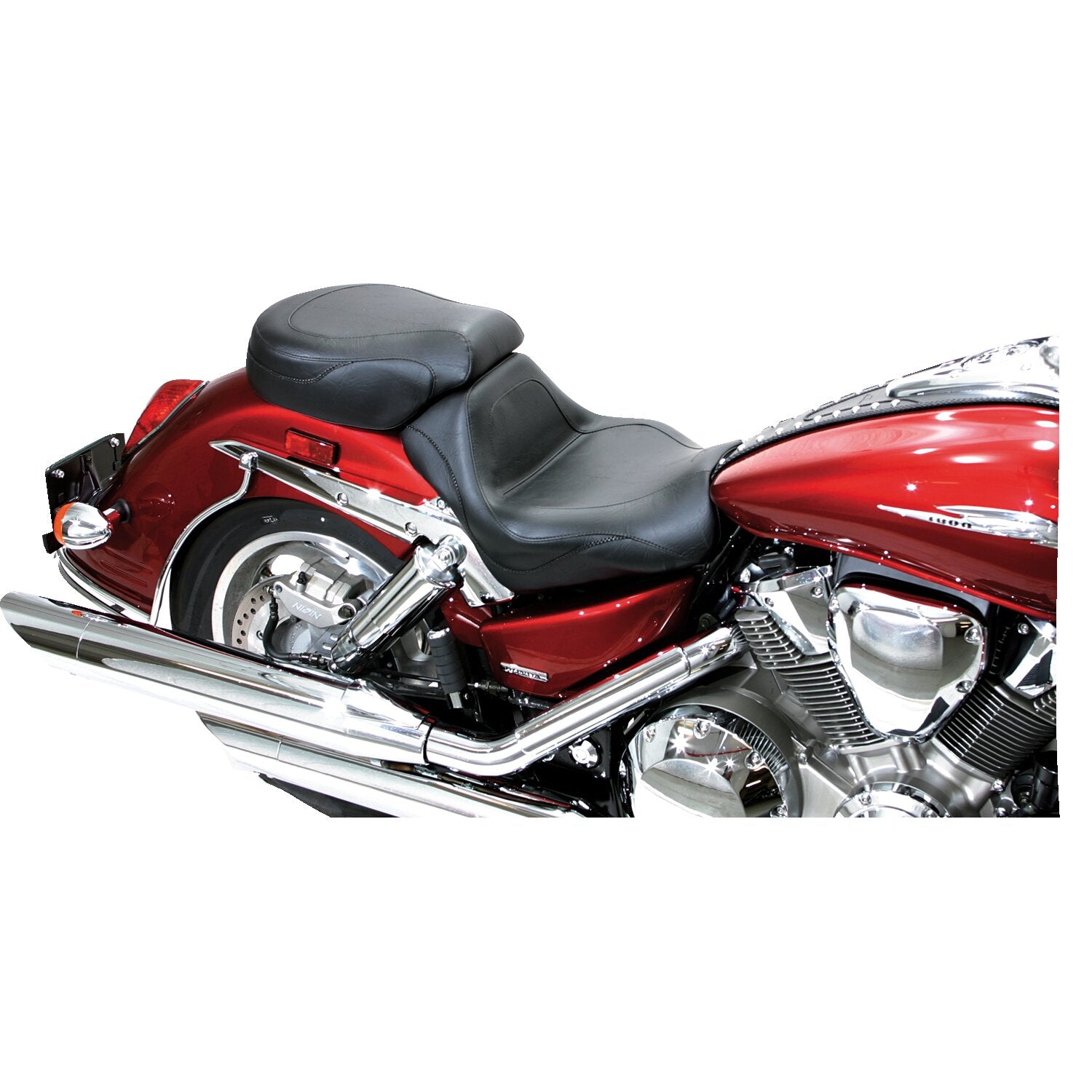 Mustang 2-p vintage sport touring seat plain black