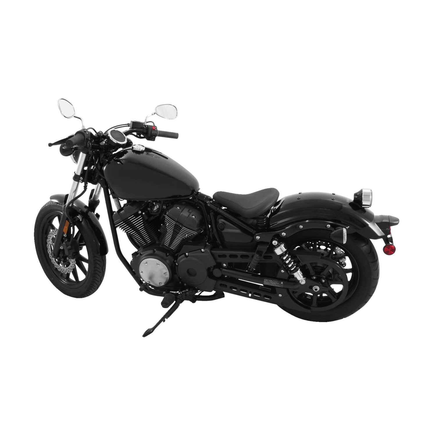Mustang spring solo seat plain black