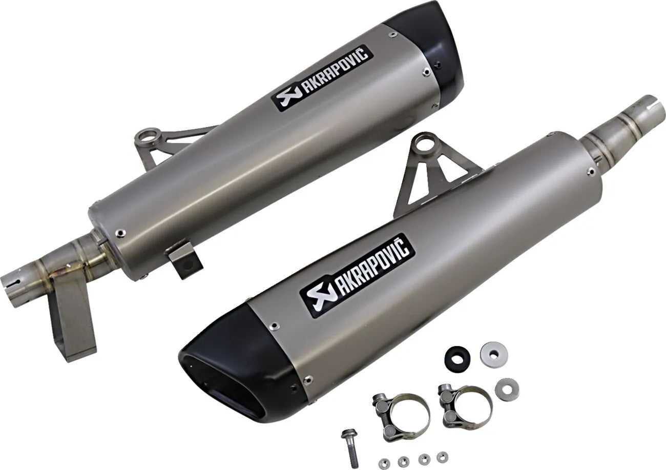 Akrapovic Tytanowa Końcówka Układu Wydechowego Slip-on Line - Homologacja Drogowa ECE