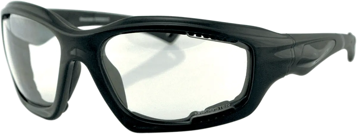 Bobster Desperado Sunglasses Black Clear Lens