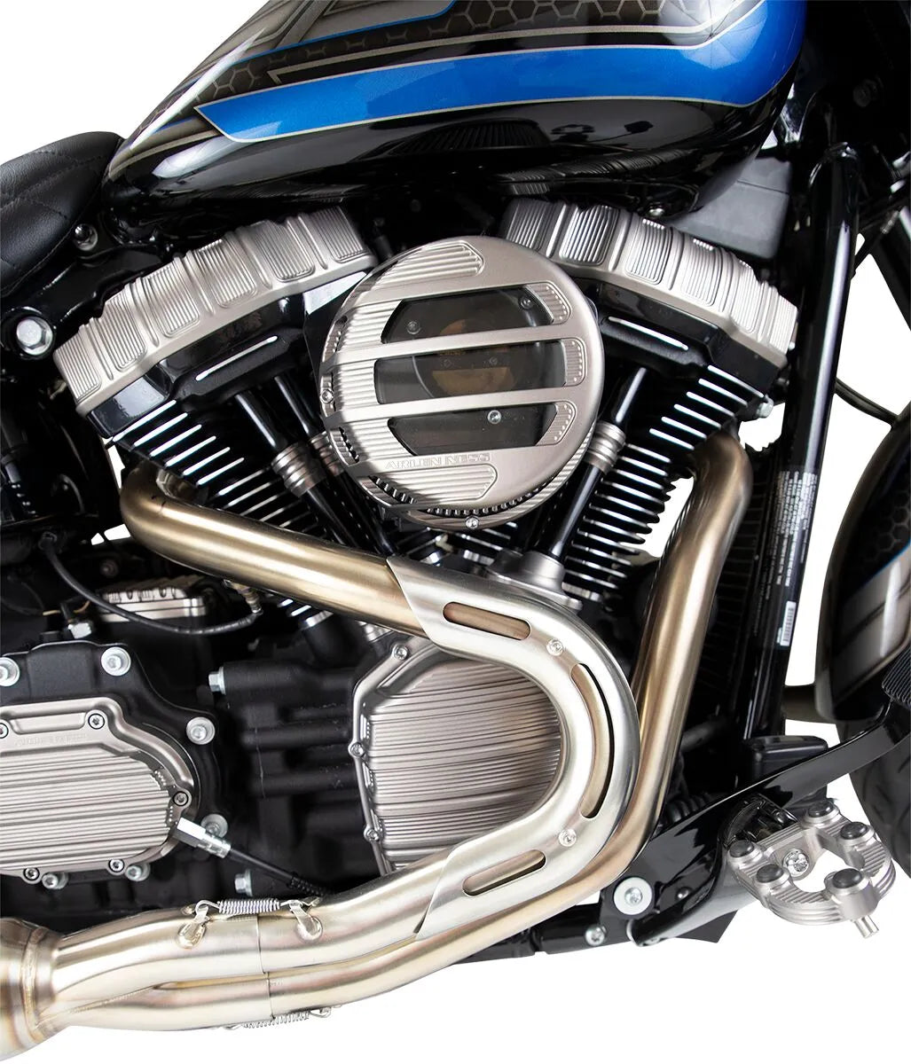 Arlen Ness Pushrod Tube Cover Kit - Titanium Anodized
