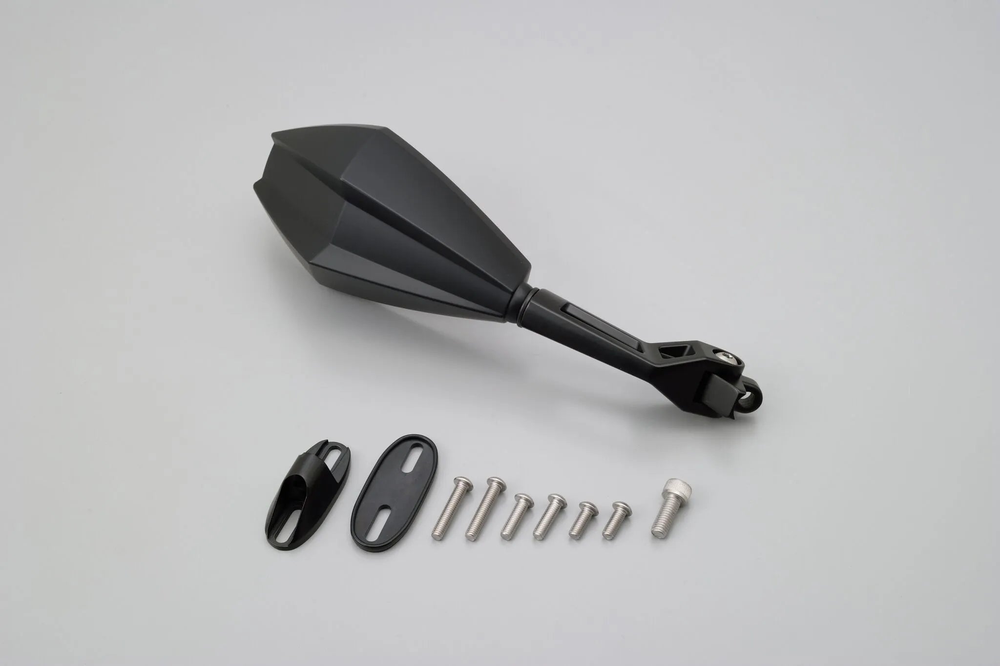 Daytona Aluminum Abs Mirror - Black