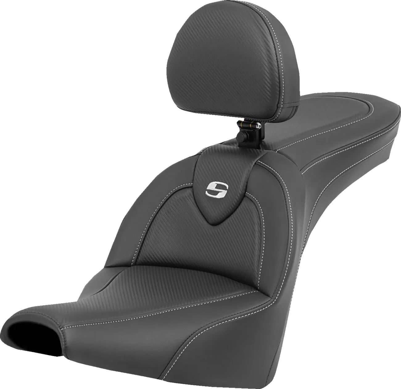 Saddlemen Roadsofa Carbon Fiber Seat - For Harley Davidson