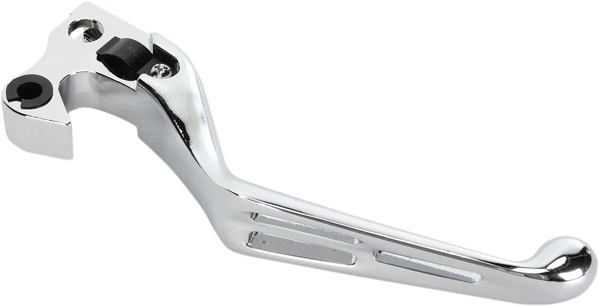 Drag Specialties Clutch Lever - Chrome, Slotted Blade