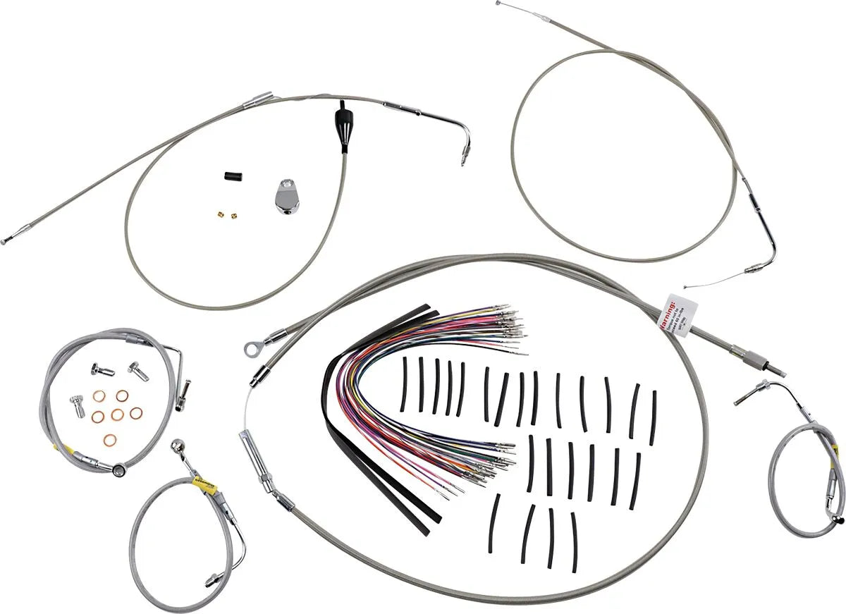 Burly Brand Bagger Bar Control Kit for Early Touring Bikes