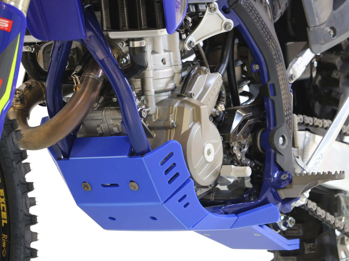 AXP Racing HDPE Xtrem Skid Plate - Blue - AX1759