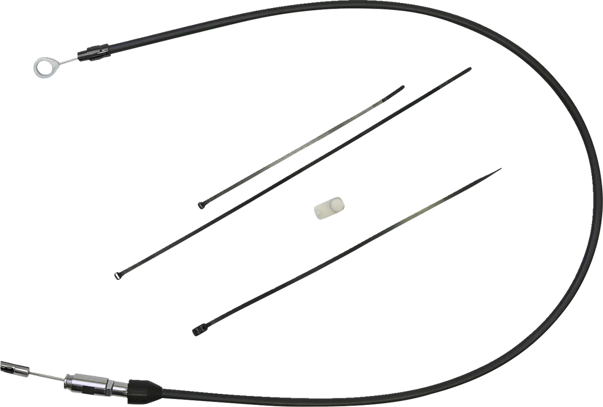 Drag Specialties Clutch Cable Black 56" for HD Softail 18-24