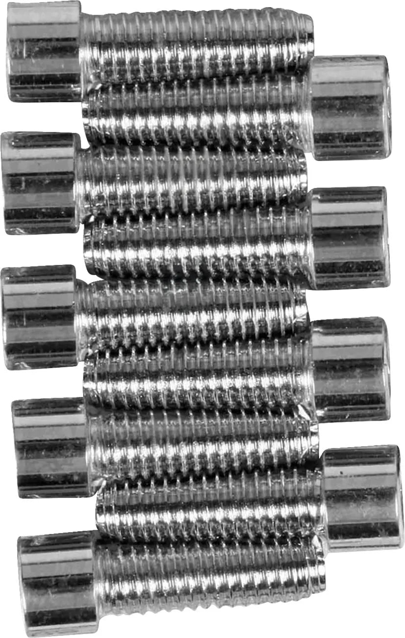 Drag Specialties Smooth Socket Kicker Cover Bolt Set for Harley