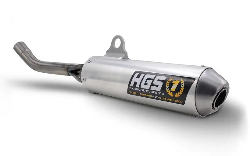 HGS 2-Stroke Silencer Grey Steel for Beta RR 250 300 2013-2019