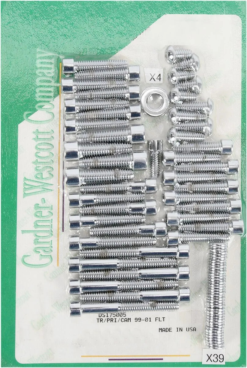 Gardner-Westcott Side Cover Bolt Kit for Harley Davidson FLSTF