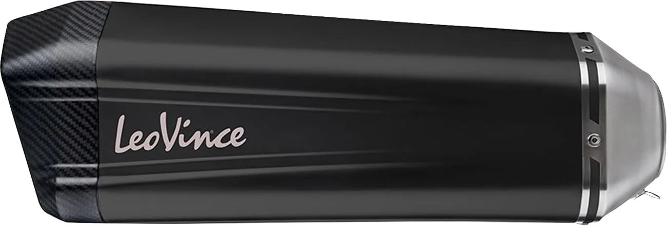 Leovince Lv-12 Black Edition Tłumik Slip-on - Homologacja Drogowa ECE