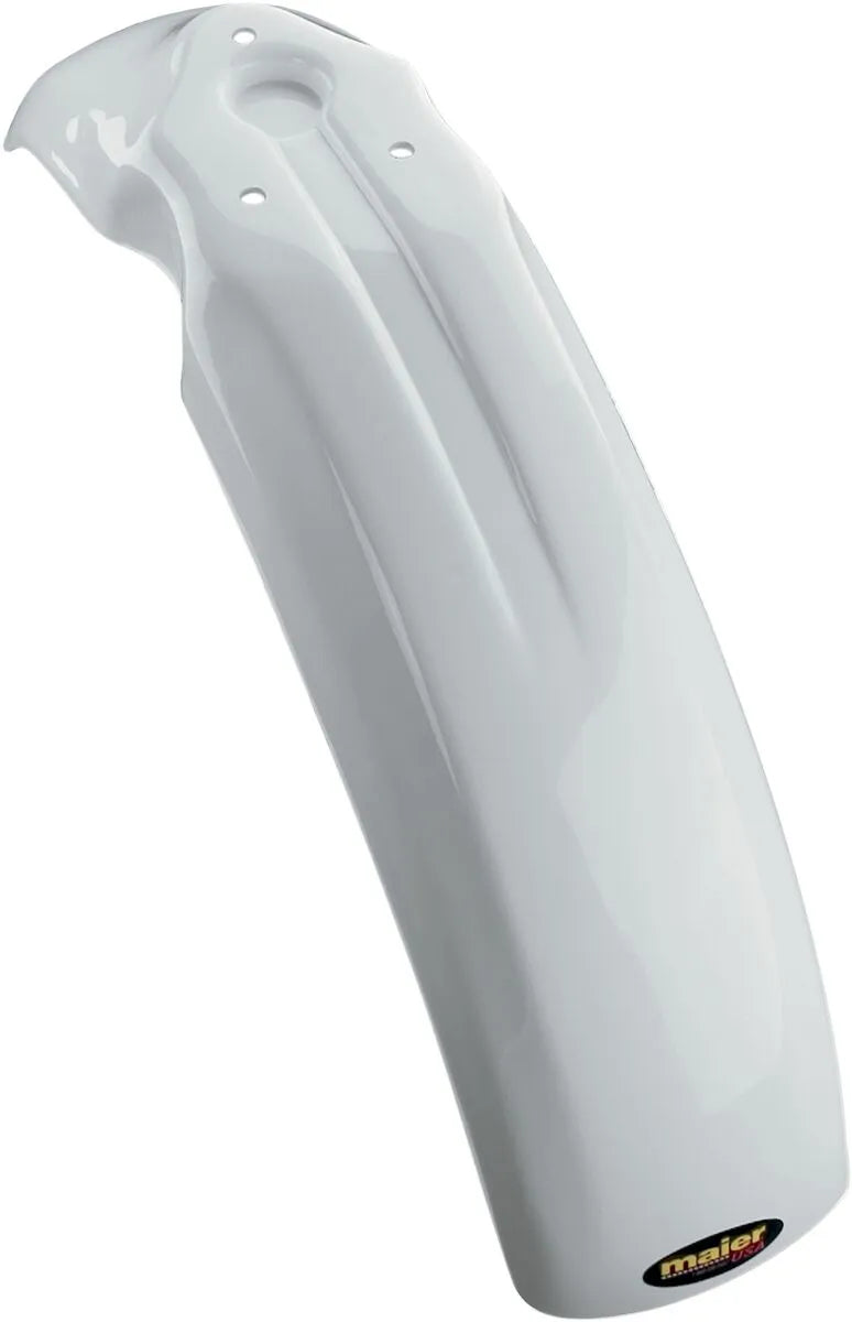 Maier Front Fender White for Honda XR 100 R XR 80 R 1985-2000