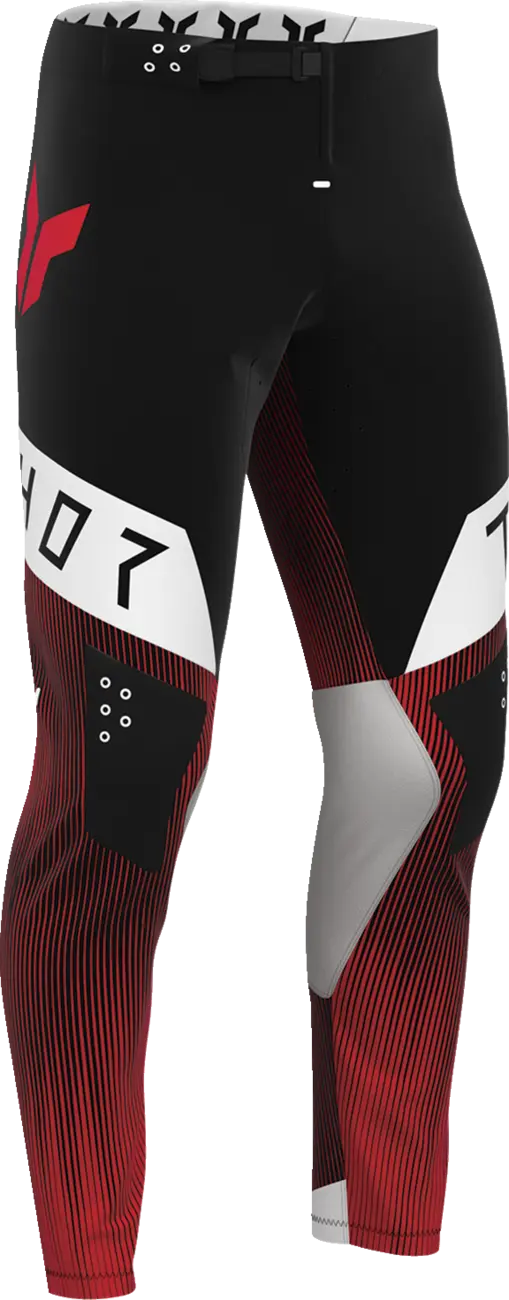 Thor Sportmode Vanish Pants Black/Red