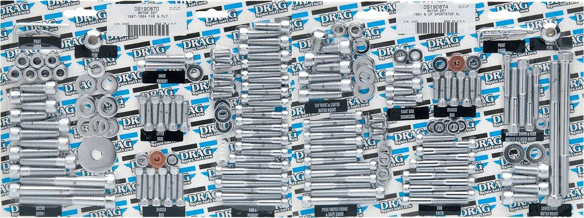 Drag Specialties Socket Head Motor Bolt Set for Harley 1977-1984