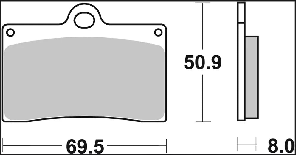 Brembo La Prime Line Sintered Metal Brake Pads