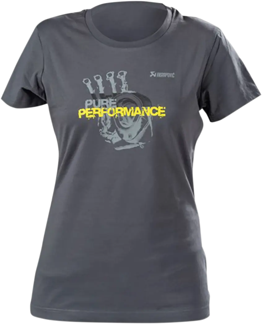Akrapovic Women's Pure Performance T-Shirt Gray