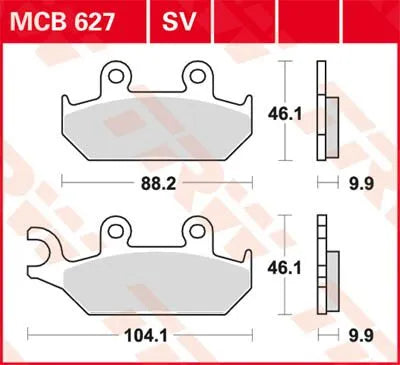 Trw All Round Spiekane Metaliczne Klocki Hamulcowe - Przód