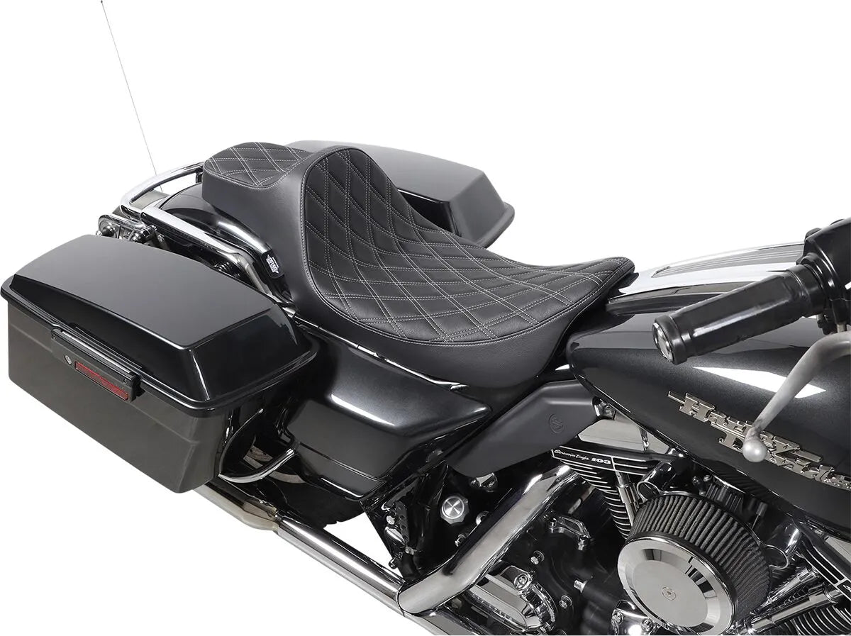 Drag Specialties Extended Reach Seat - For Harley Davidson