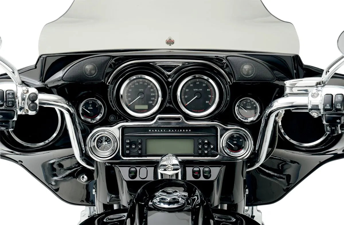 Drag Specialties Chrome Speaker Bezels
