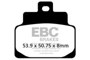 Ebc Sfac Carbon Skuterowe Klocki Hamulcowe