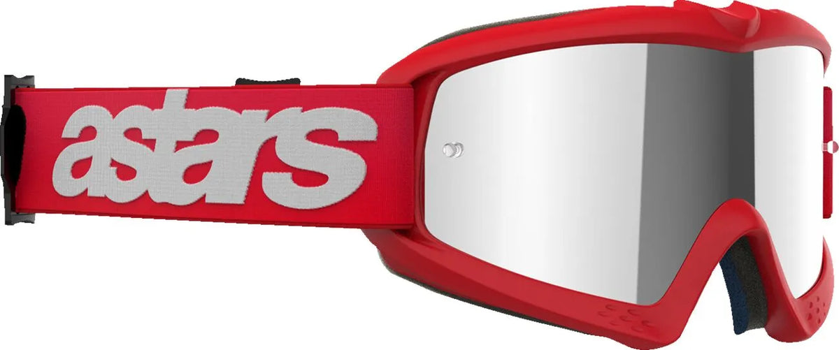 Alpinestars Vision Blaze Youth Goggles Red Mirror-Silver