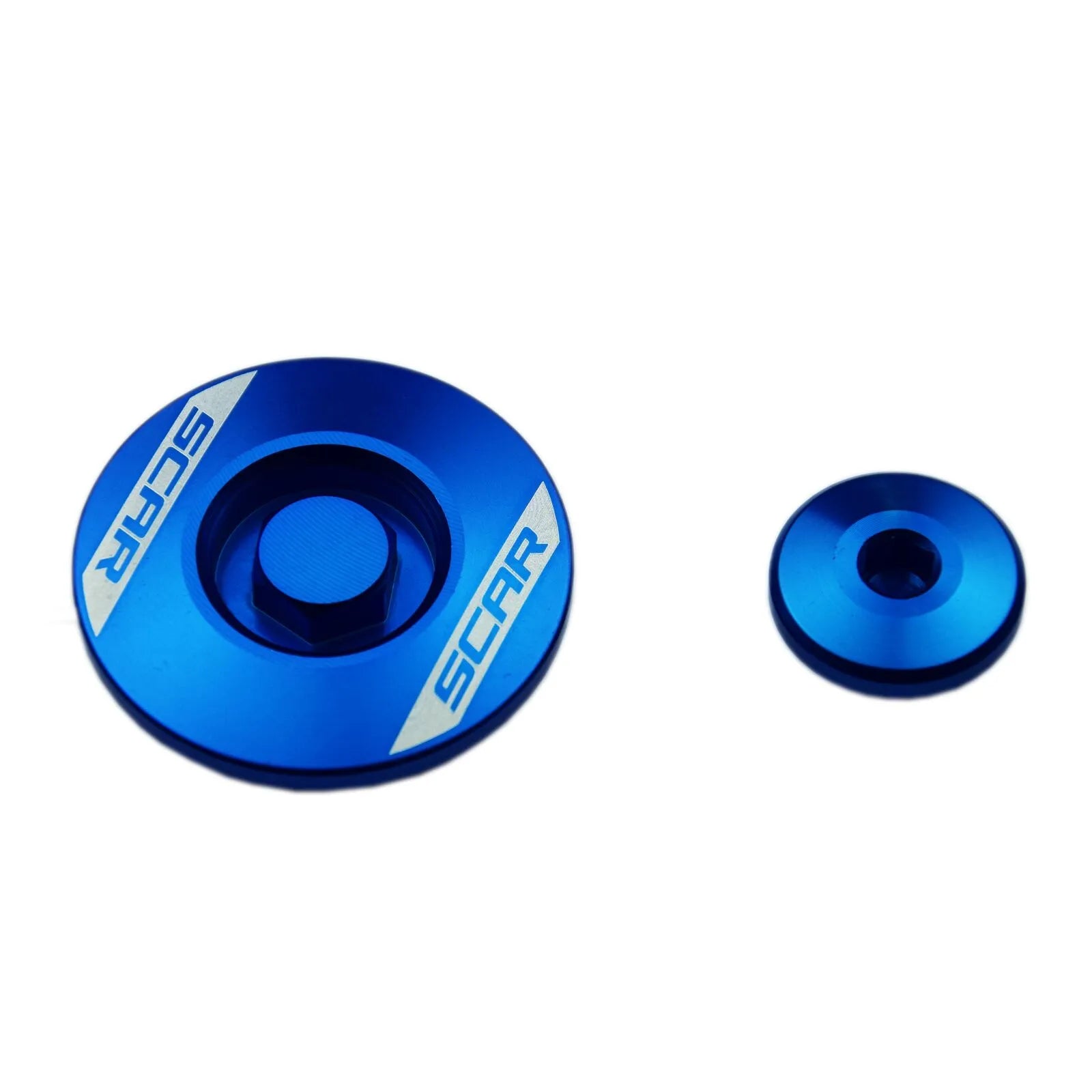 Scar Engine Plug - Blue Anodized Aluminum