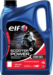 ELF Scooter 4 Power 0W-30 Advanced Synthetic Engine Oil 4 Liter